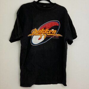 Vintage Dokken World Tour 1995 T-Shirt Rock Metal Giant Tag Black Size XL